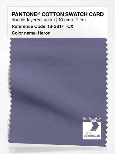 Artikelbild des Artikels “PANTONE® COTTON SWATCH CARD 18-3817 TCX Heron “