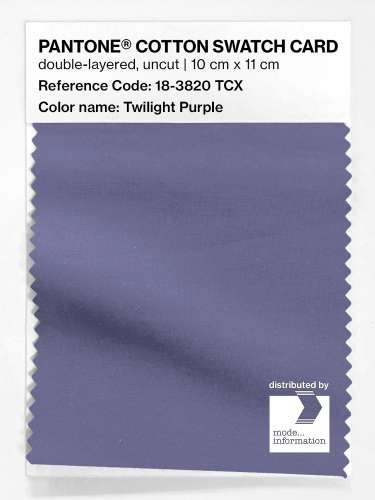 Artikelbild des Artikels “PANTONE® COTTON SWATCH CARD 18-3820 TCX Twilight Purple “