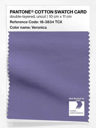Artikelbild des Artikels “PANTONE® COTTON SWATCH CARD 18-3834 TCX Veronica “