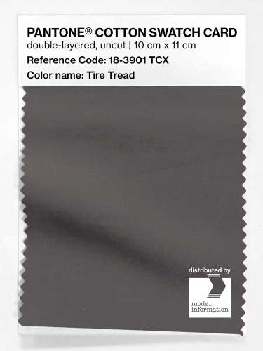 Artikelbild des Artikels “PANTONE® COTTON SWATCH CARD 18-3901 TCX Tire Tread “
