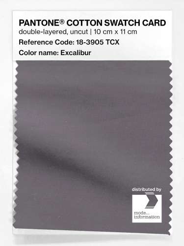PANTONE® COTTON SWATCH CARD 18-3905 TCX Excalibur
