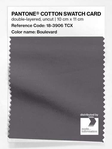 Artikelbild des Artikels “PANTONE® COTTON SWATCH CARD 18-3906 TCX Boulevard “