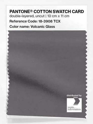Artikelbild des Artikels “PANTONE® COTTON SWATCH CARD 18-3908 TCX Volcanic Glass “