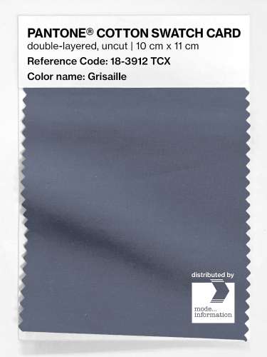 Product image of the product “PANTONE® COTTON SWATCH CARD 18-3912 TCX Grisaille ”