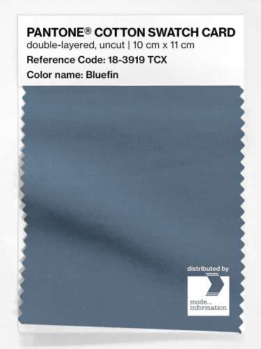 Artikelbild des Artikels “PANTONE® COTTON SWATCH CARD 18-3919 TCX Bluefin “