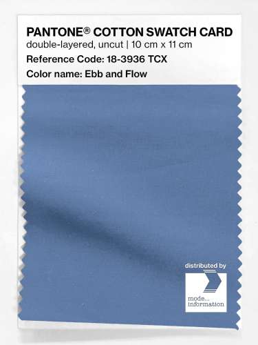 Artikelbild des Artikels “PANTONE® COTTON SWATCH CARD 18-3936 TCX Ebb and Flow “