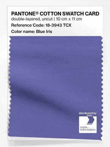 Artikelbild des Artikels “PANTONE® COTTON SWATCH CARD 18-3943 TCX Blue Iris “