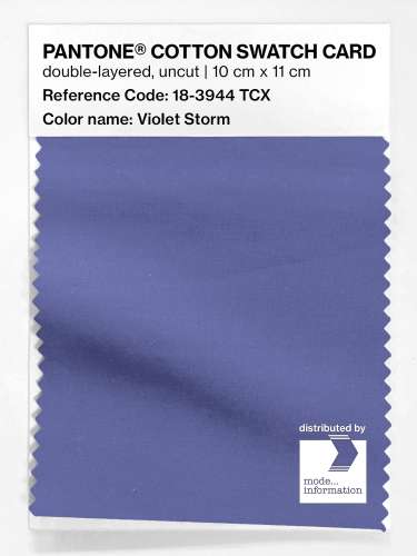 Artikelbild des Artikels “PANTONE® COTTON SWATCH CARD 18-3944 TCX Violet Storm “