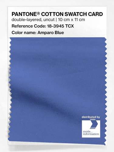 Artikelbild des Artikels “PANTONE® COTTON SWATCH CARD 18-3945 TCX Amparo Blue “