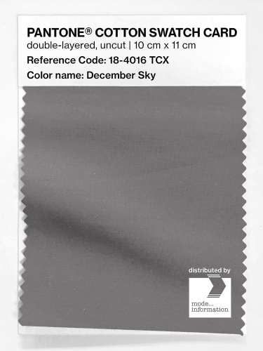 Product image of the product “PANTONE® COTTON SWATCH CARD 18-4016 TCX December Sky ”