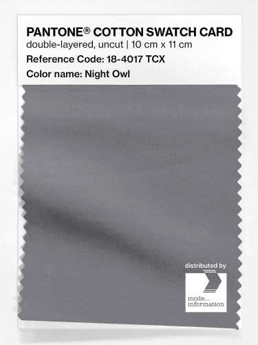 Artikelbild des Artikels “PANTONE® COTTON SWATCH CARD 18-4017 TCX Night Owl “