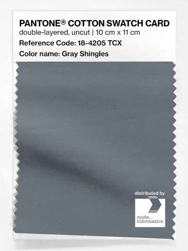 Artikelbild des Artikels “PANTONE® COTTON SWATCH CARD 18-4205 TCX Gray Shingles “