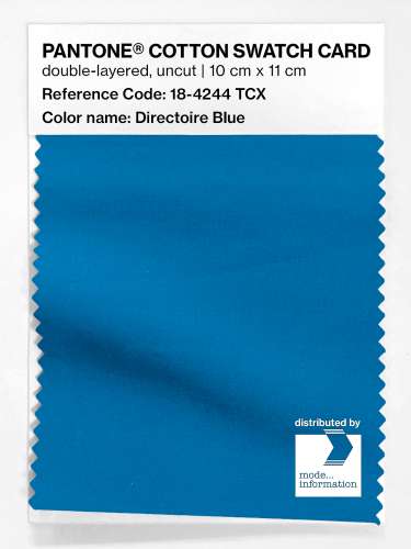 Artikelbild des Artikels “PANTONE® COTTON SWATCH CARD 18-4244 TCX Directoire Blue “
