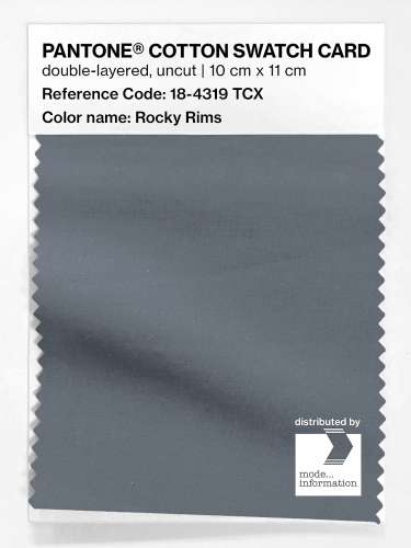 Artikelbild des Artikels “PANTONE® COTTON SWATCH CARD 18-4319 TCX Rocky Rims “