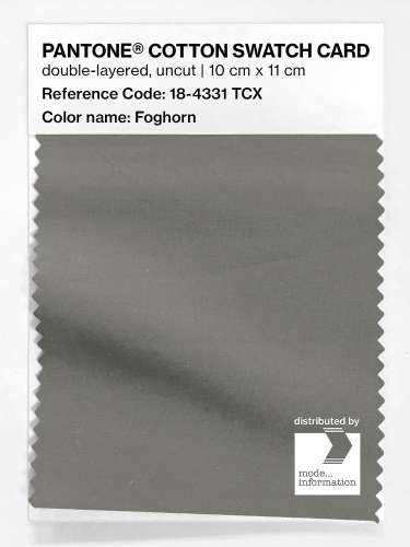 Artikelbild des Artikels “PANTONE® COTTON SWATCH CARD 18-4331 TCX Foghorn “