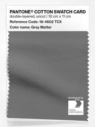 Artikelbild des Artikels “PANTONE® COTTON SWATCH CARD 18-4602 TCX Gray Matter “
