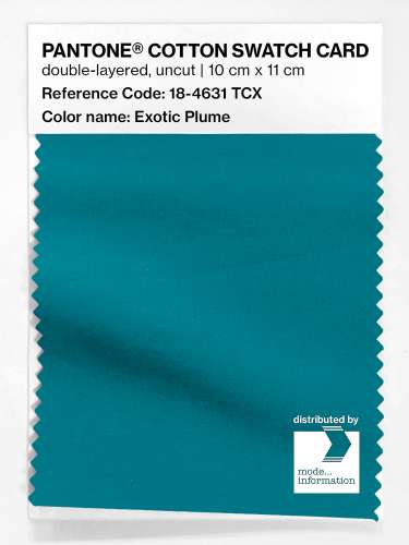 Artikelbild des Artikels “PANTONE® COTTON SWATCH CARD 18-4631 TCX Exotic Plume “