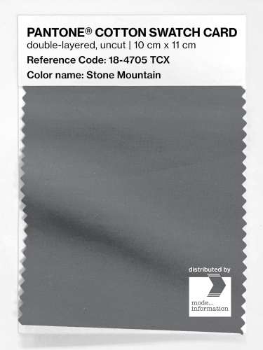 Artikelbild des Artikels “PANTONE® COTTON SWATCH CARD 18-4705 TCX Stone Mountain “