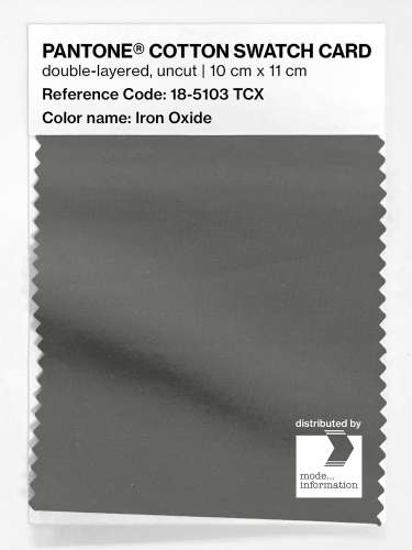 Artikelbild des Artikels “PANTONE® COTTON SWATCH CARD 18-5103 TCX Iron Oxide “