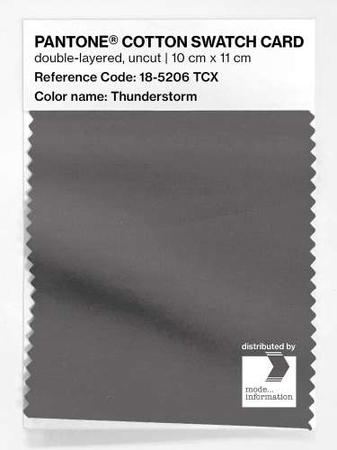 Artikelbild des Artikels “PANTONE® COTTON SWATCH CARD 18-5206 TCX Thunderstorm “