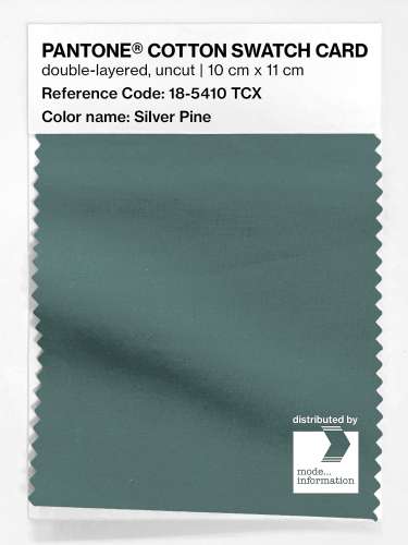 Artikelbild des Artikels “PANTONE® COTTON SWATCH CARD 18-5410 TCX Silver Pine “