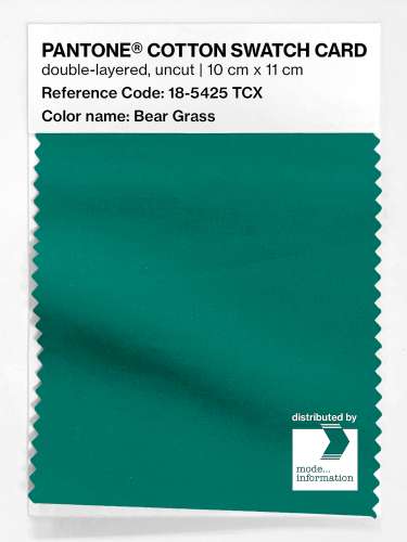 Artikelbild des Artikels “PANTONE® COTTON SWATCH CARD 18-5425 TCX Bear Grass “