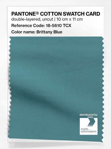 Artikelbild des Artikels “PANTONE® COTTON SWATCH CARD 18-5610 TCX Brittany Blue “