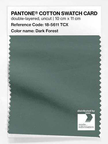 Artikelbild des Artikels “PANTONE® COTTON SWATCH CARD 18-5611 TCX Dark Forest “