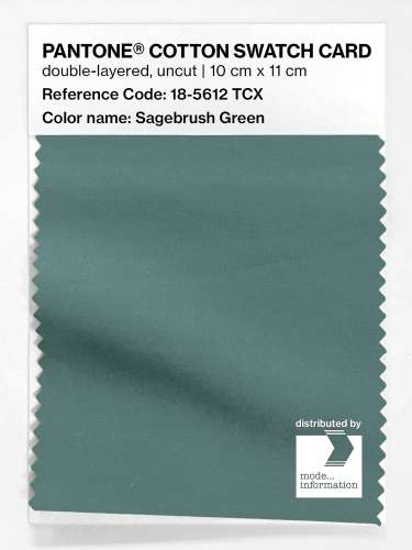 Artikelbild des Artikels “PANTONE® COTTON SWATCH CARD 18-5612 TCX Sagebrush Green “