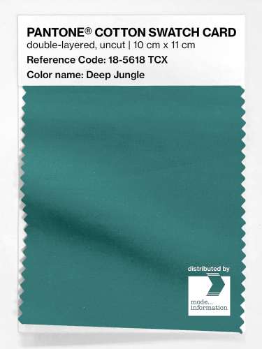 Artikelbild des Artikels “PANTONE® COTTON SWATCH CARD 18-5618 TCX Deep Jungle “