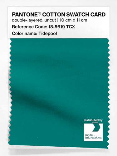 Artikelbild des Artikels “PANTONE® COTTON SWATCH CARD 18-5619 TCX Tidepool “