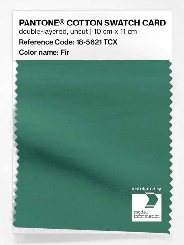 Artikelbild des Artikels “PANTONE® COTTON SWATCH CARD 18-5621 TCX Fir “