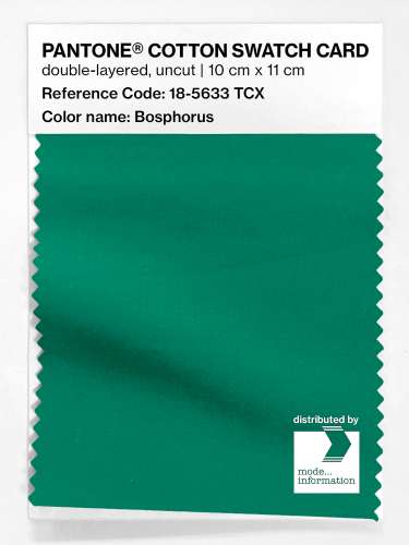Artikelbild des Artikels “PANTONE® COTTON SWATCH CARD 18-5633 TCX Bosphorus “
