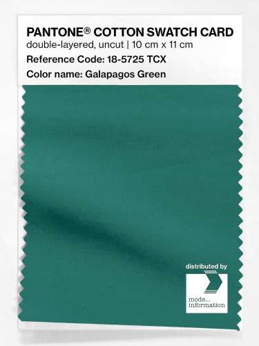 Artikelbild des Artikels “PANTONE® COTTON SWATCH CARD 18-5725 TCX Galapagos Green “
