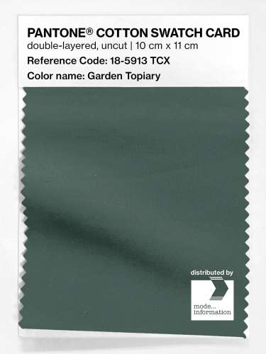 Artikelbild des Artikels “PANTONE® COTTON SWATCH CARD 18-5913 TCX Garden Topiary “