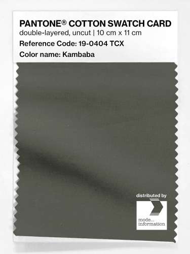 Artikelbild des Artikels “PANTONE® COTTON SWATCH CARD 19-0404 TCX Kambaba “