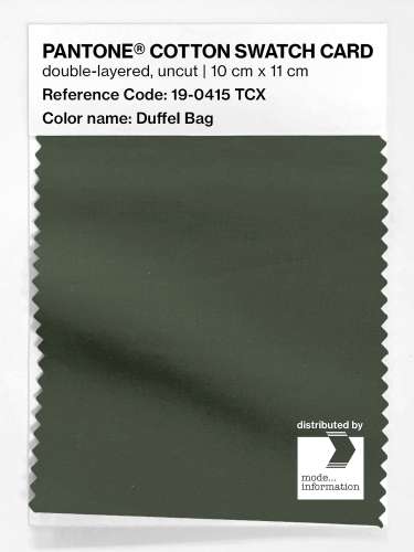 Artikelbild des Artikels “PANTONE® COTTON SWATCH CARD 19-0415 TCX Duffel Bag “