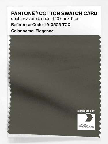 Artikelbild des Artikels “PANTONE® COTTON SWATCH CARD 19-0505 TCX Elegance “