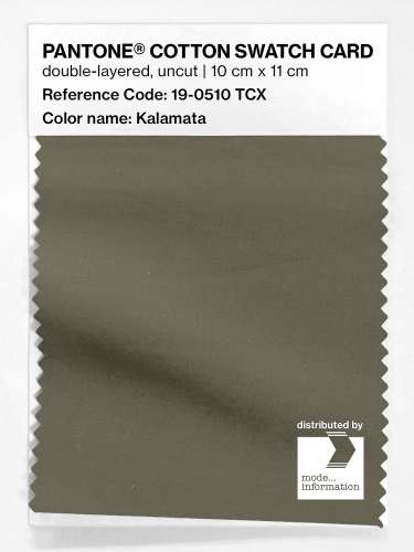 Artikelbild des Artikels “PANTONE® COTTON SWATCH CARD 19-0510 TCX Kalamata “