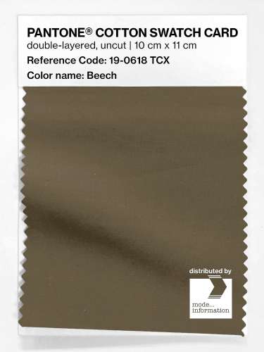 Artikelbild des Artikels “PANTONE® COTTON SWATCH CARD 19-0618 TCX Beech “