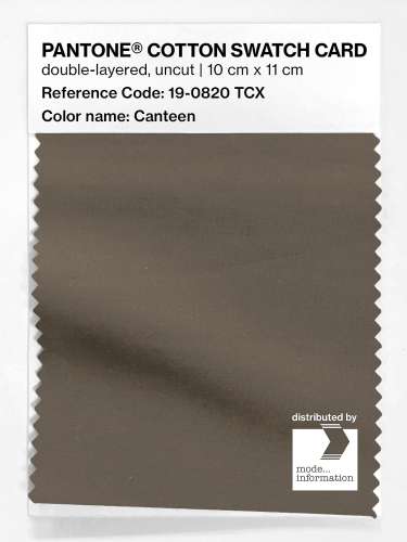 Artikelbild des Artikels “PANTONE® COTTON SWATCH CARD 19-0820 TCX Canteen “