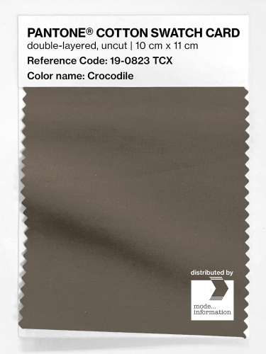 Artikelbild des Artikels “PANTONE® COTTON SWATCH CARD 19-0823 TCX Crocodile “