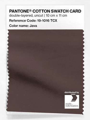 Artikelbild des Artikels “PANTONE® COTTON SWATCH CARD 19-1016 TCX Java “