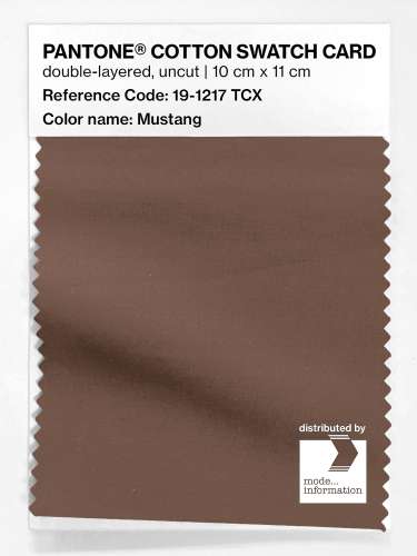 Artikelbild des Artikels “PANTONE® COTTON SWATCH CARD 19-1217 TCX Mustang “