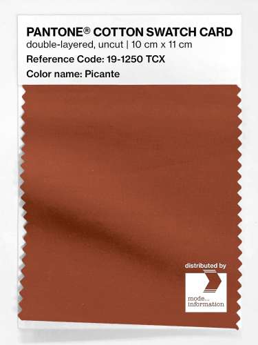 Artikelbild des Artikels “PANTONE® COTTON SWATCH CARD 19-1250 TCX Picante “