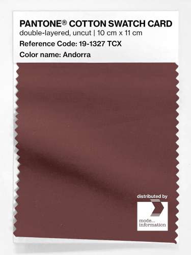 Artikelbild des Artikels “PANTONE® COTTON SWATCH CARD 19-1327 TCX Andorra “