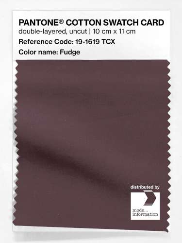 Artikelbild des Artikels “PANTONE® COTTON SWATCH CARD 19-1619 TCX Fudge “