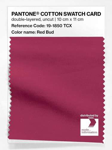 Artikelbild des Artikels “PANTONE® COTTON SWATCH CARD 19-1850 TCX Red Bud “