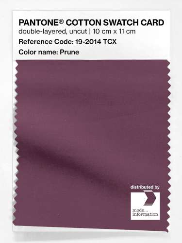 Artikelbild des Artikels “PANTONE® COTTON SWATCH CARD 19-2014 TCX Prune “