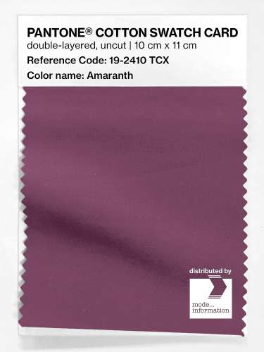 Artikelbild des Artikels “PANTONE® COTTON SWATCH CARD 19-2410 TCX Amaranth “